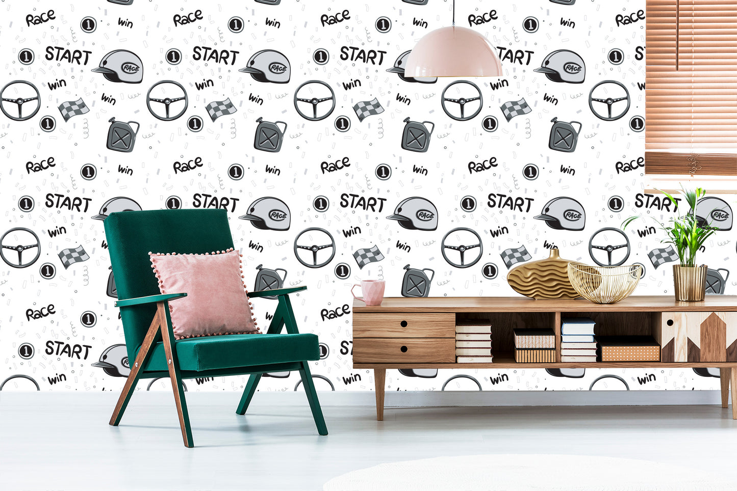 Wallpaper Sports Rally Race To Baby Room