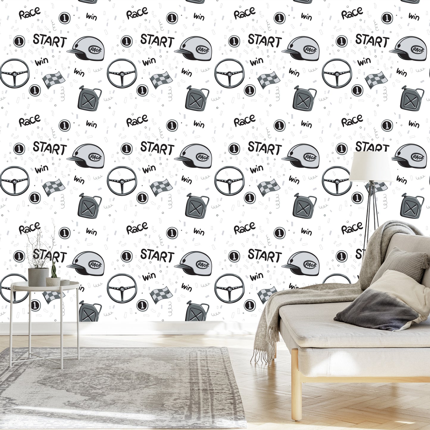 Wallpaper Sports Rally Race To Baby Room
