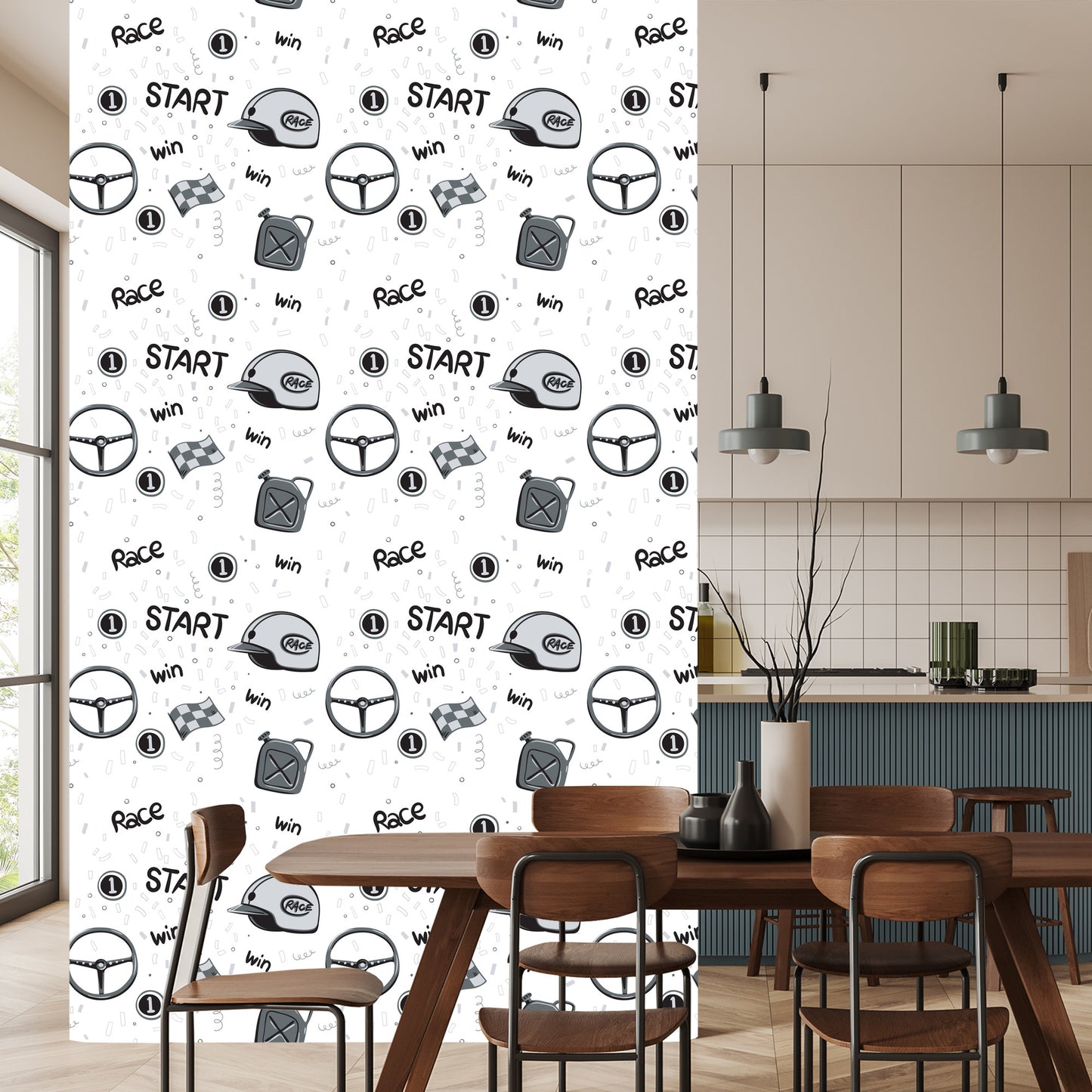 Wallpaper Sports Rally Race To Baby Room