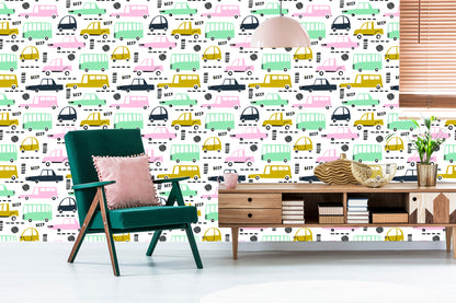 Wallpaper Pastel Cars