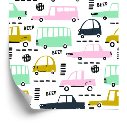 Wallpaper Pastel Cars