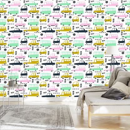 Wallpaper Pastel Cars