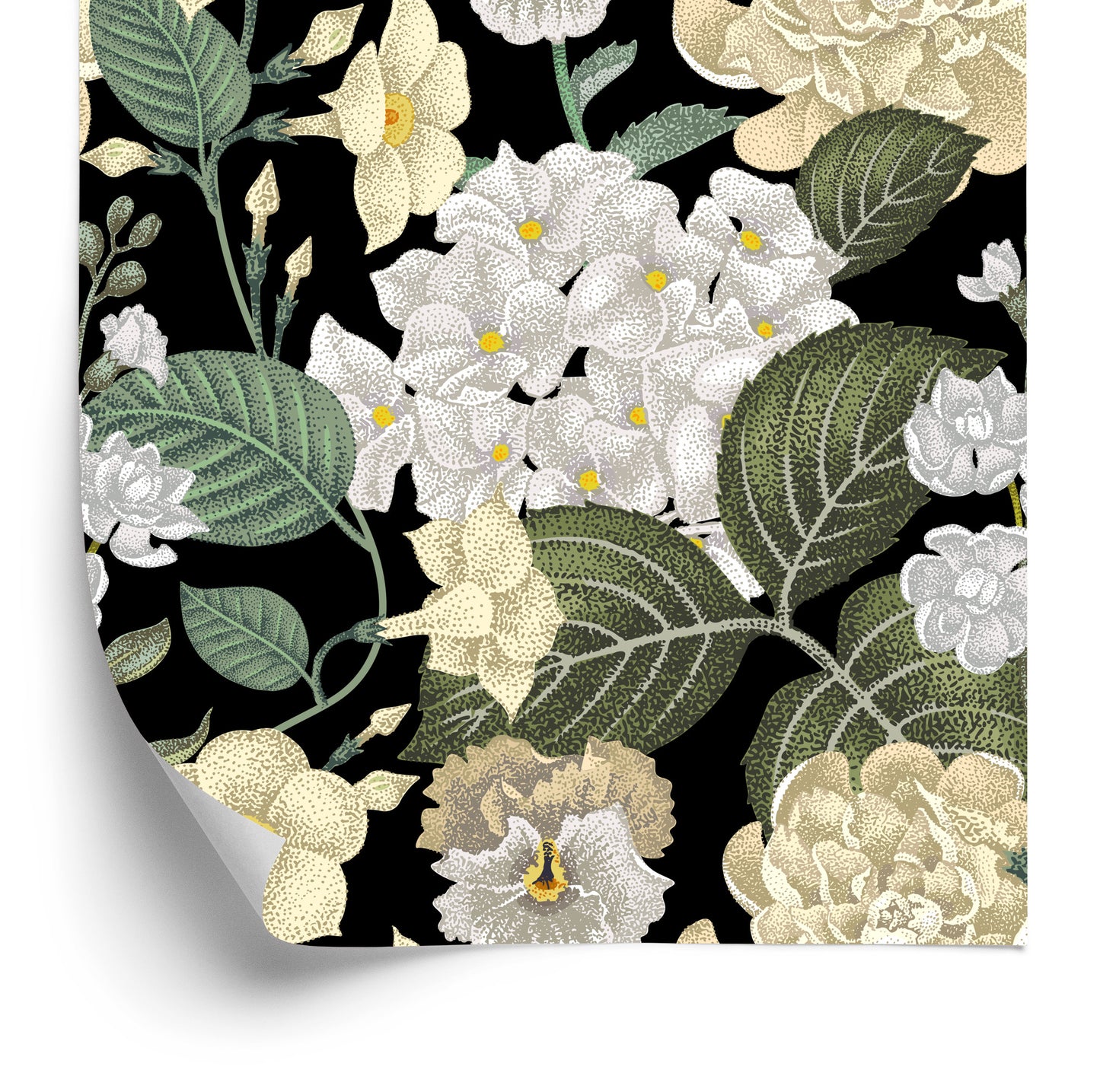 Wallpaper Garden Flowers With Leaves