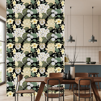Wallpaper Garden Flowers With Leaves