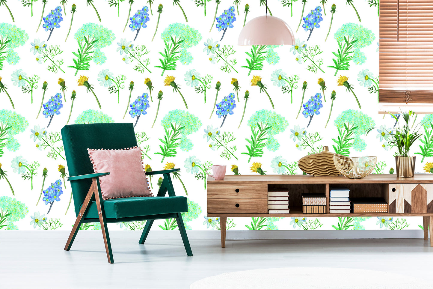 Wallpaper Flowers And Herbs