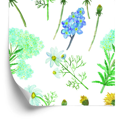 Wallpaper Flowers And Herbs
