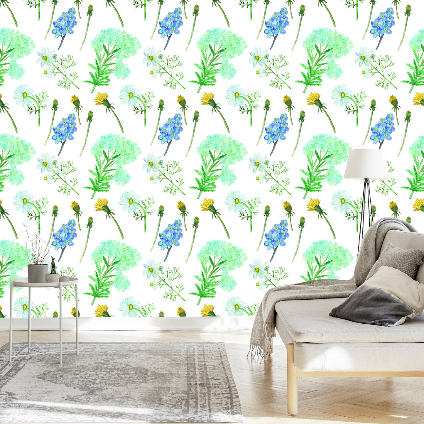 Wallpaper Flowers And Herbs