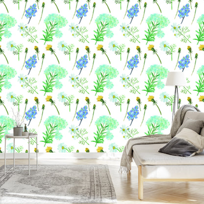 Wallpaper Flowers And Herbs