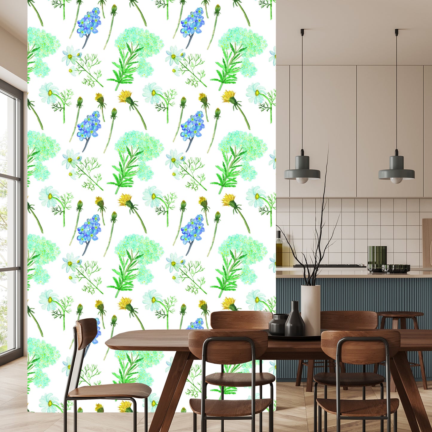 Wallpaper Flowers And Herbs
