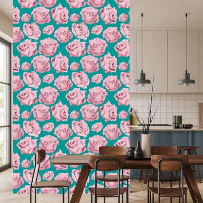 Wallpaper Roses As Painted