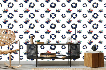 Wallpaper Children's Room In Ships. Vehicles