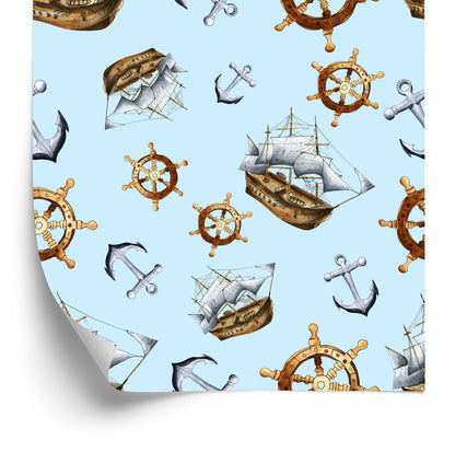 Wallpaper Sailing Ships Anchors And Rudders