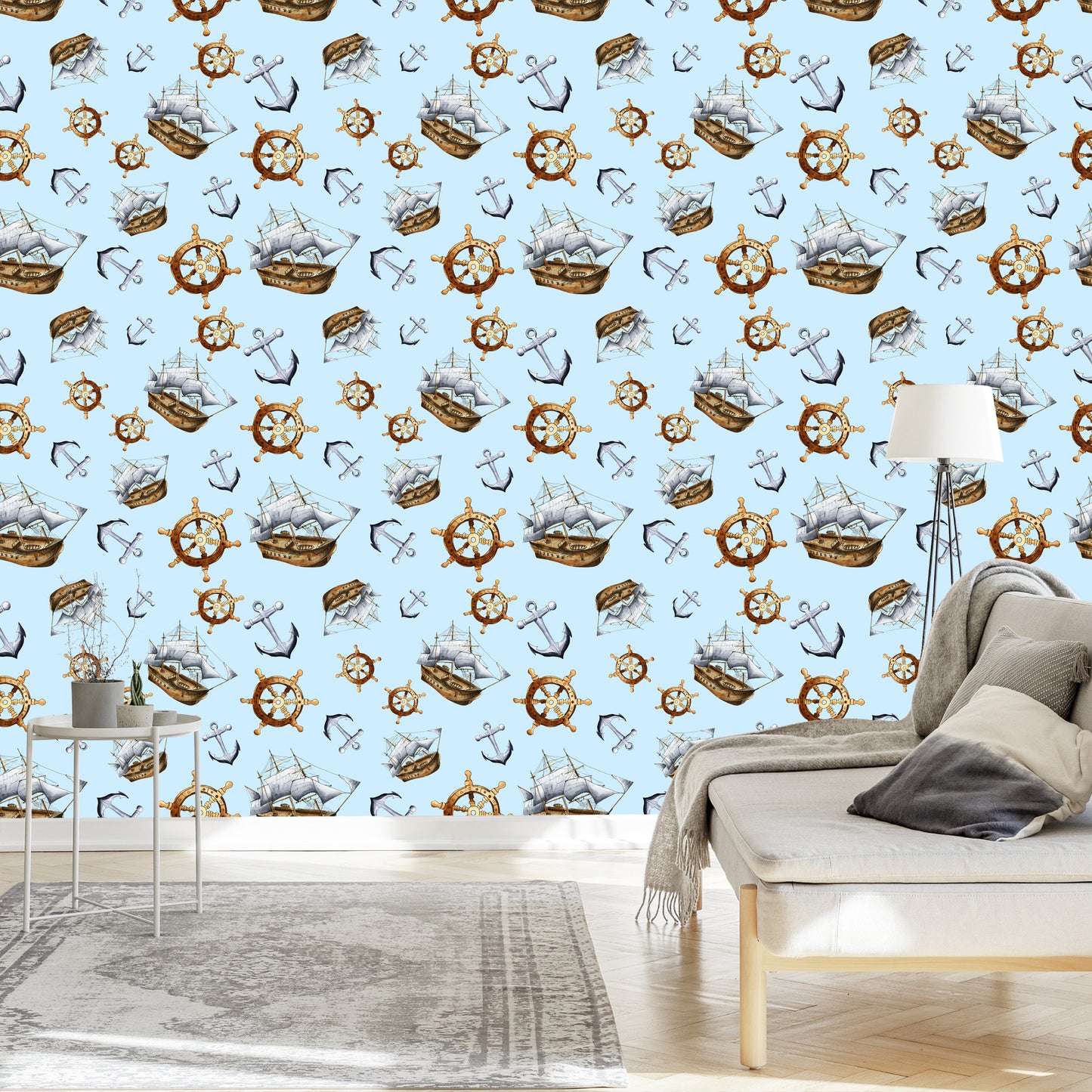 Wallpaper Sailing Ships Anchors And Rudders