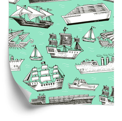 Wallpaper Ships From Different Ages