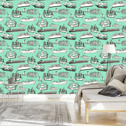 Wallpaper Ships From Different Ages