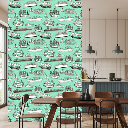 Wallpaper Ships From Different Ages