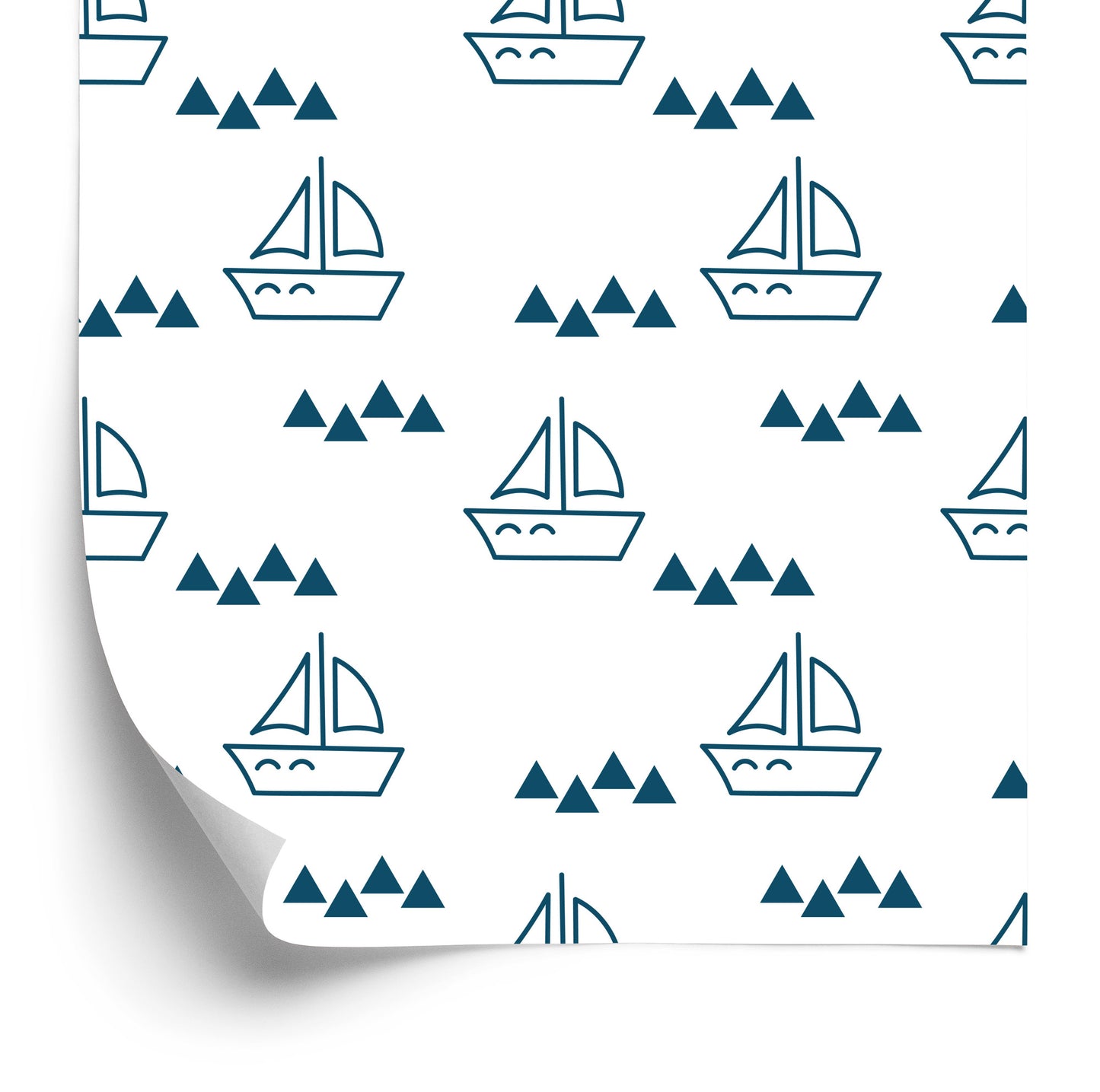 Wallpaper Sailboats With Patterns