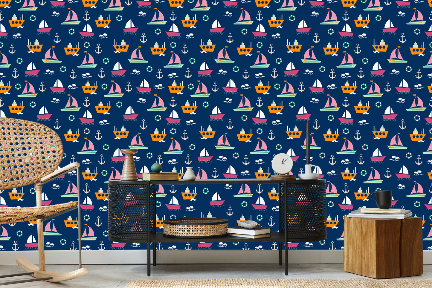 Wallpaper Colorful Boats