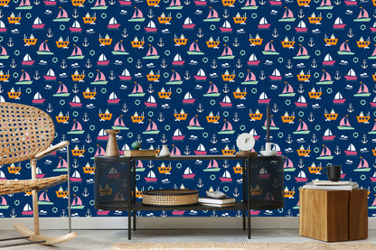 Wallpaper Colorful Boats