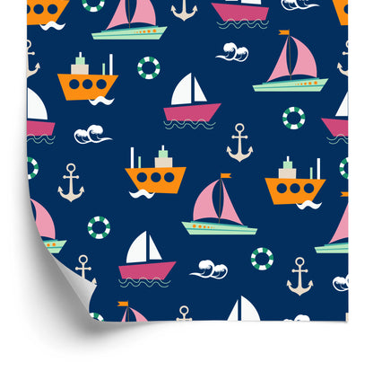 Wallpaper Colorful Boats