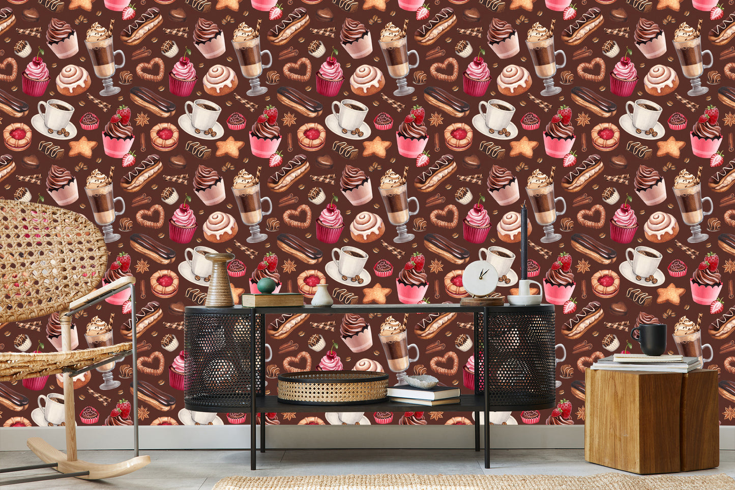 Wallpaper Coffee With Sweets