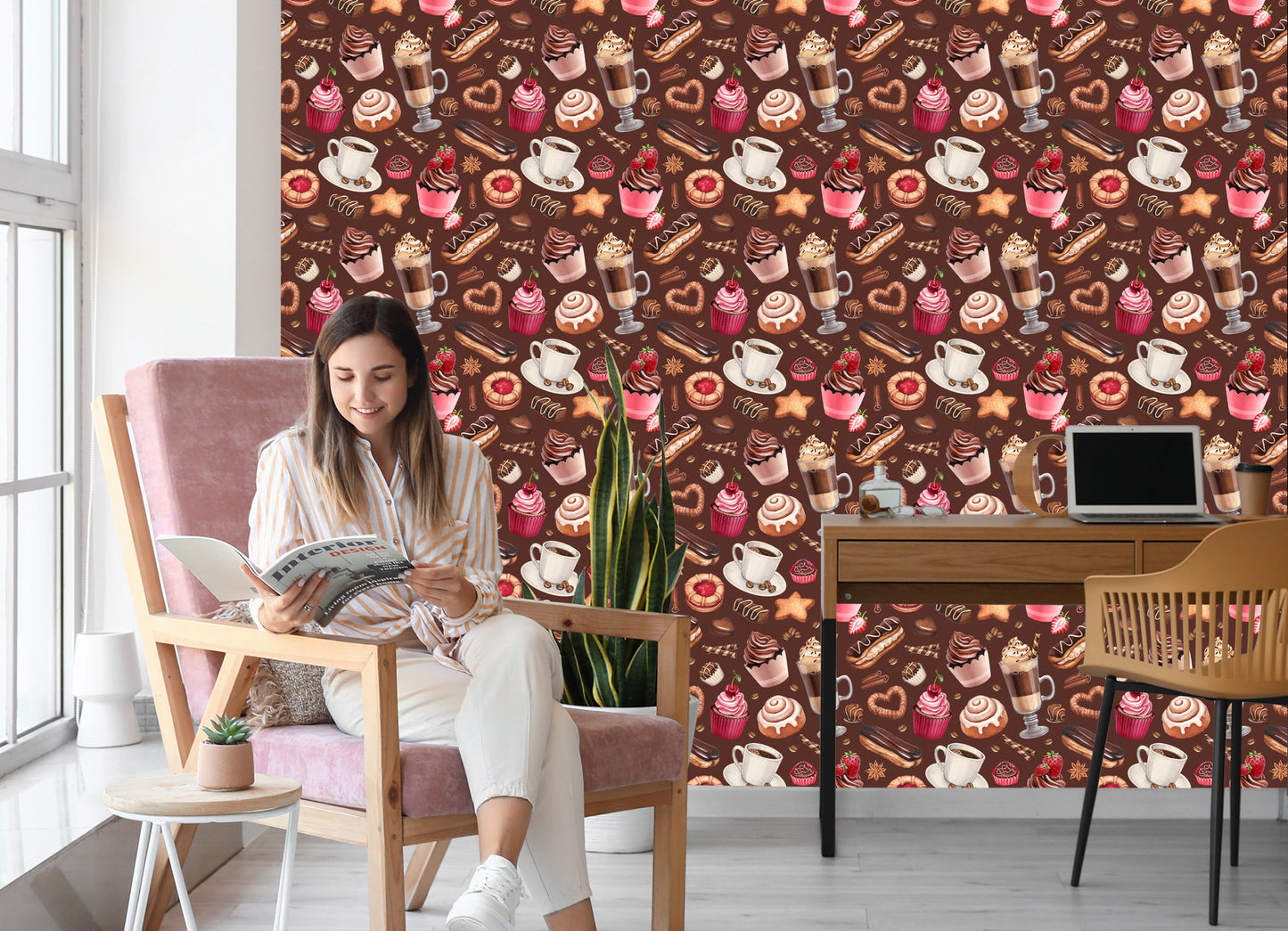 Wallpaper Coffee With Sweets