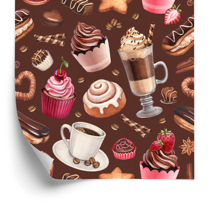 Wallpaper Coffee With Sweets