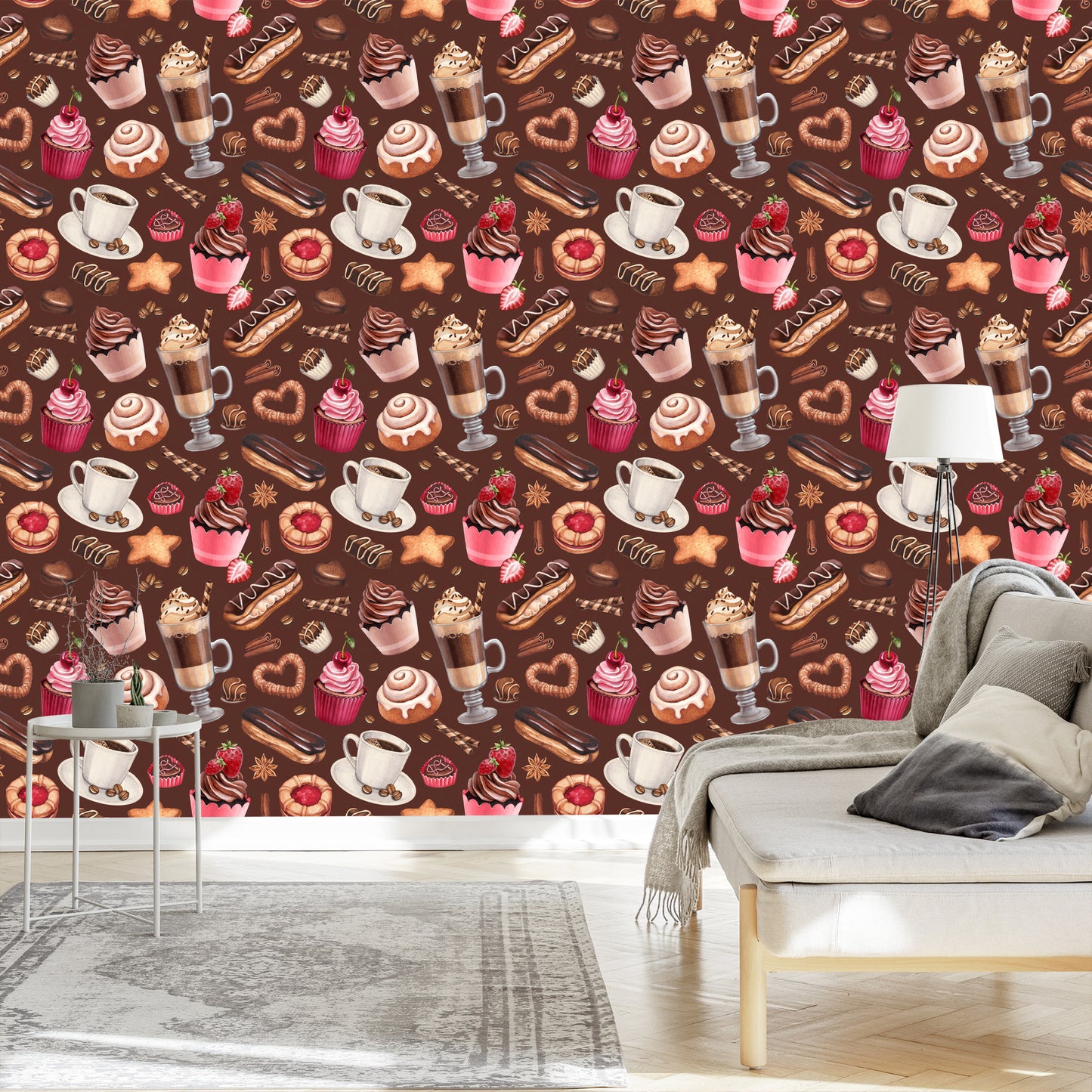 Wallpaper Coffee With Sweets