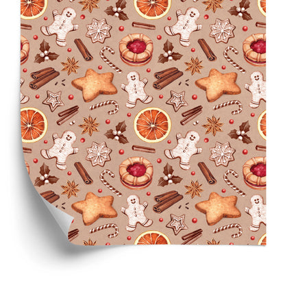 Wallpaper Christmas Gingerbread