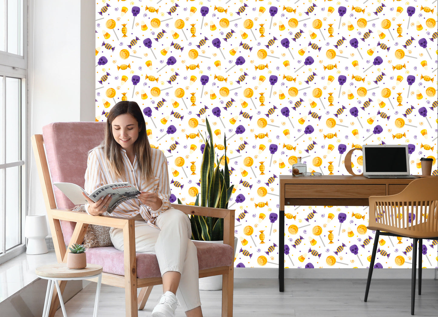 Wallpaper Sweets For Halloween