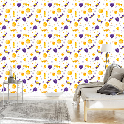 Wallpaper Sweets For Halloween