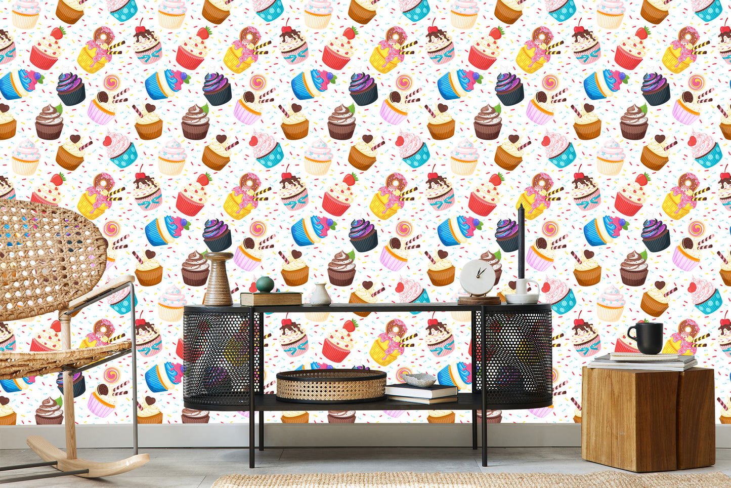 Wallpaper Colorful Muffins