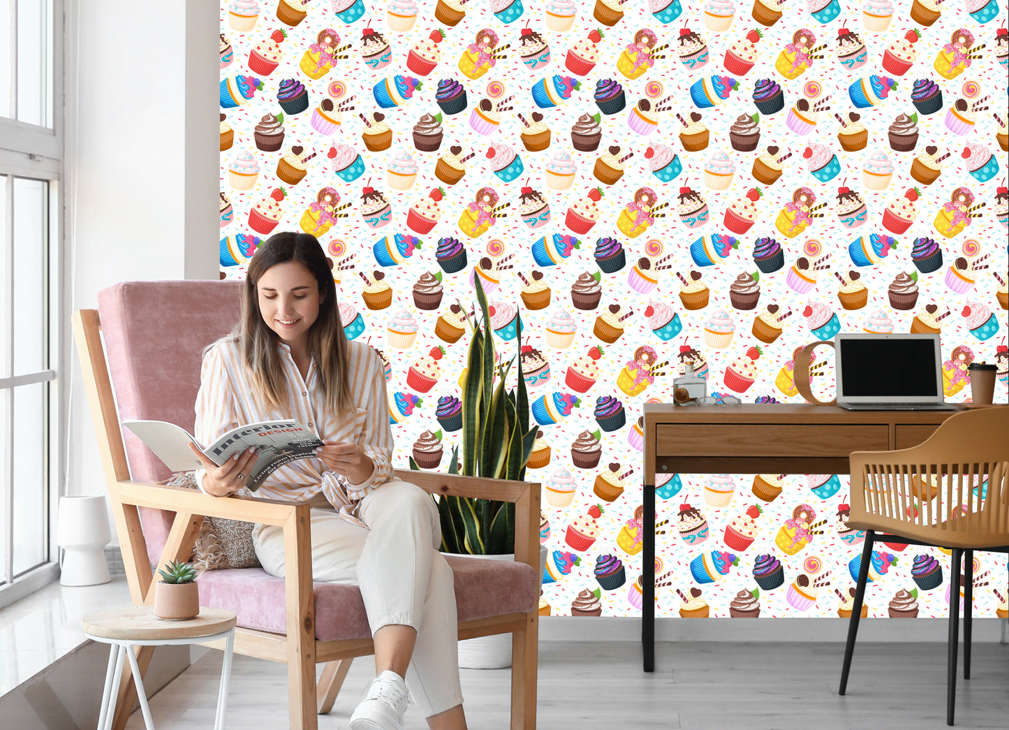Wallpaper Colorful Muffins
