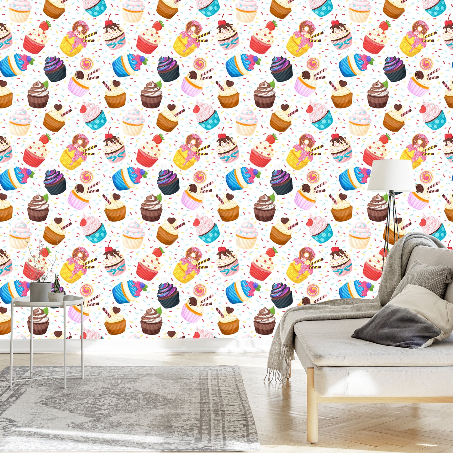 Wallpaper Colorful Muffins