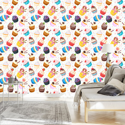 Wallpaper Colorful Muffins