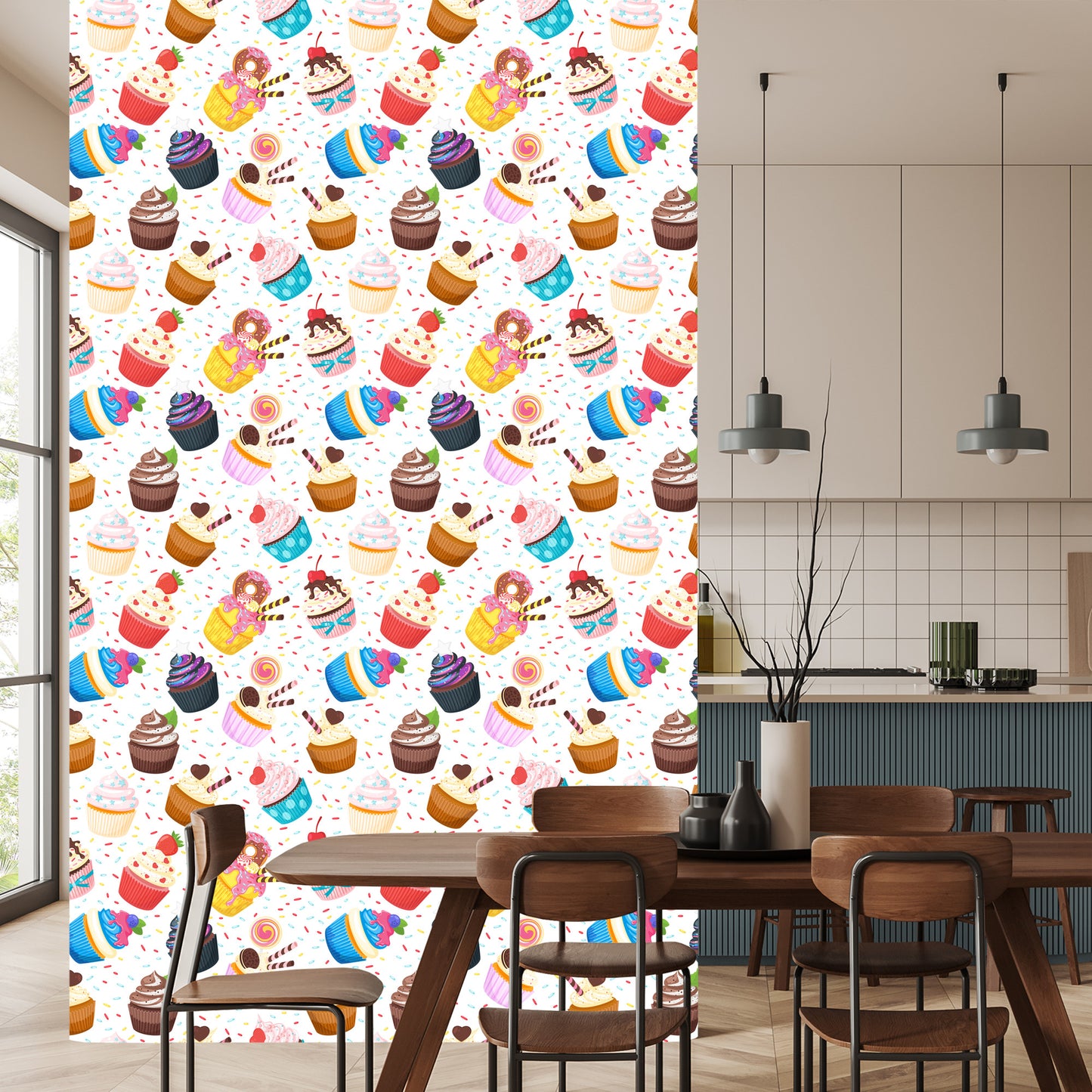 Wallpaper Colorful Muffins