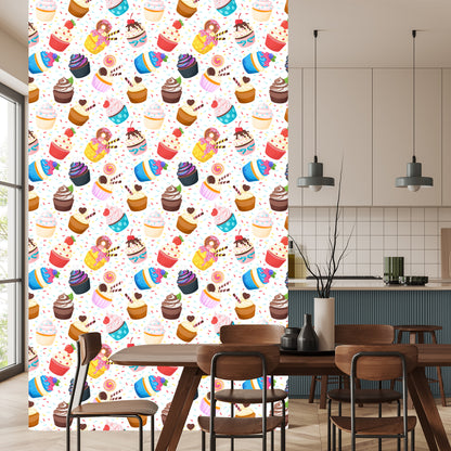 Wallpaper Colorful Muffins