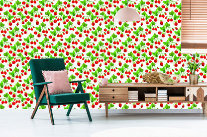 Wallpaper Fruit For Kitchen Dining Room