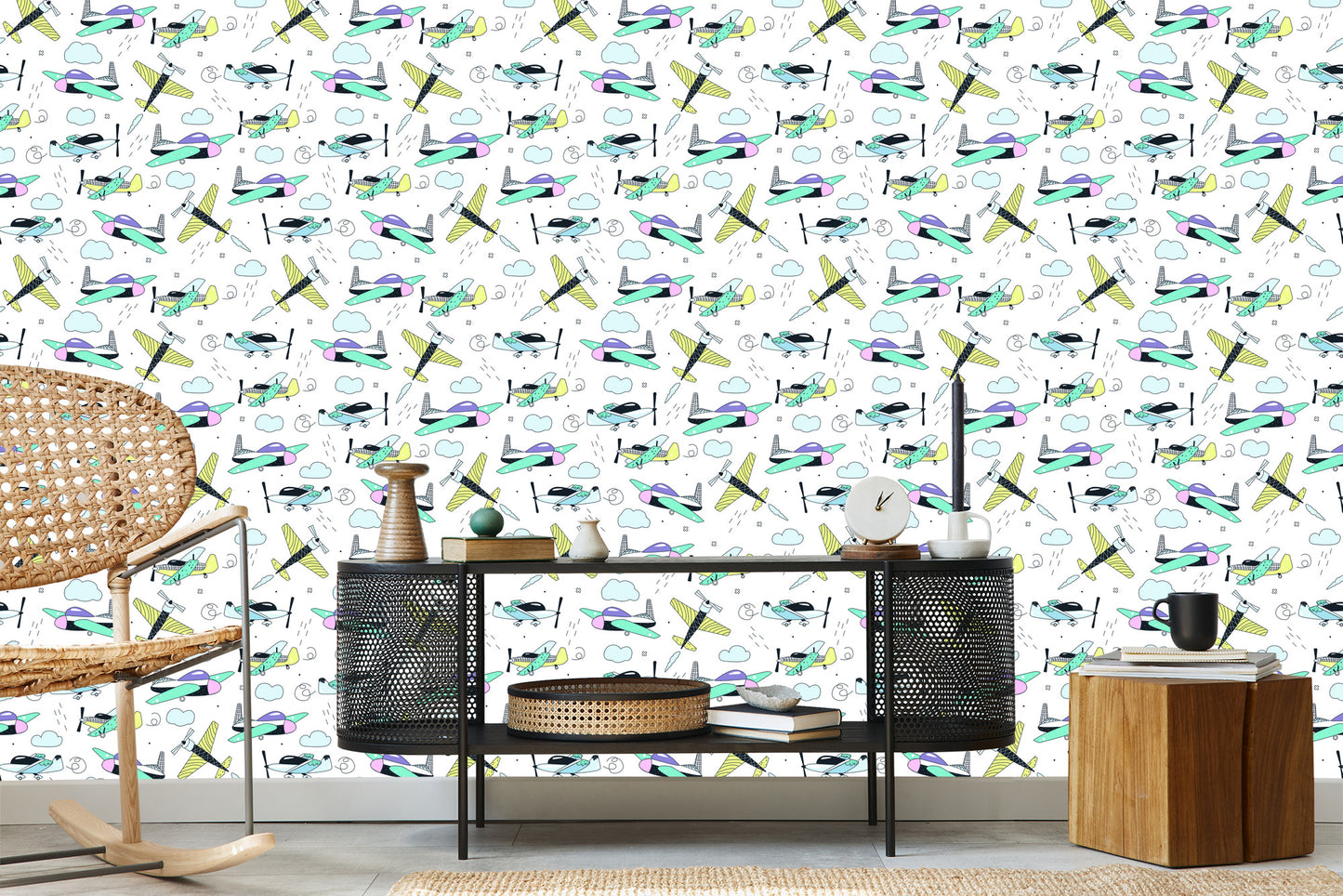 Wallpaper Airplanes Like From Cartoons