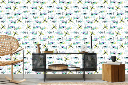 Wallpaper Airplanes Like From Cartoons