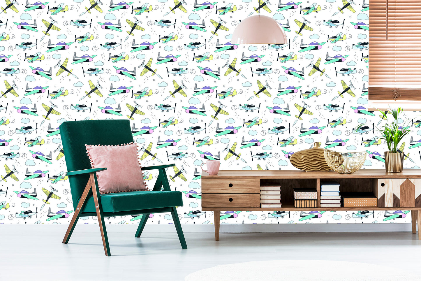 Wallpaper Airplanes Like From Cartoons