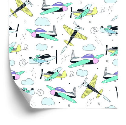 Wallpaper Airplanes Like From Cartoons