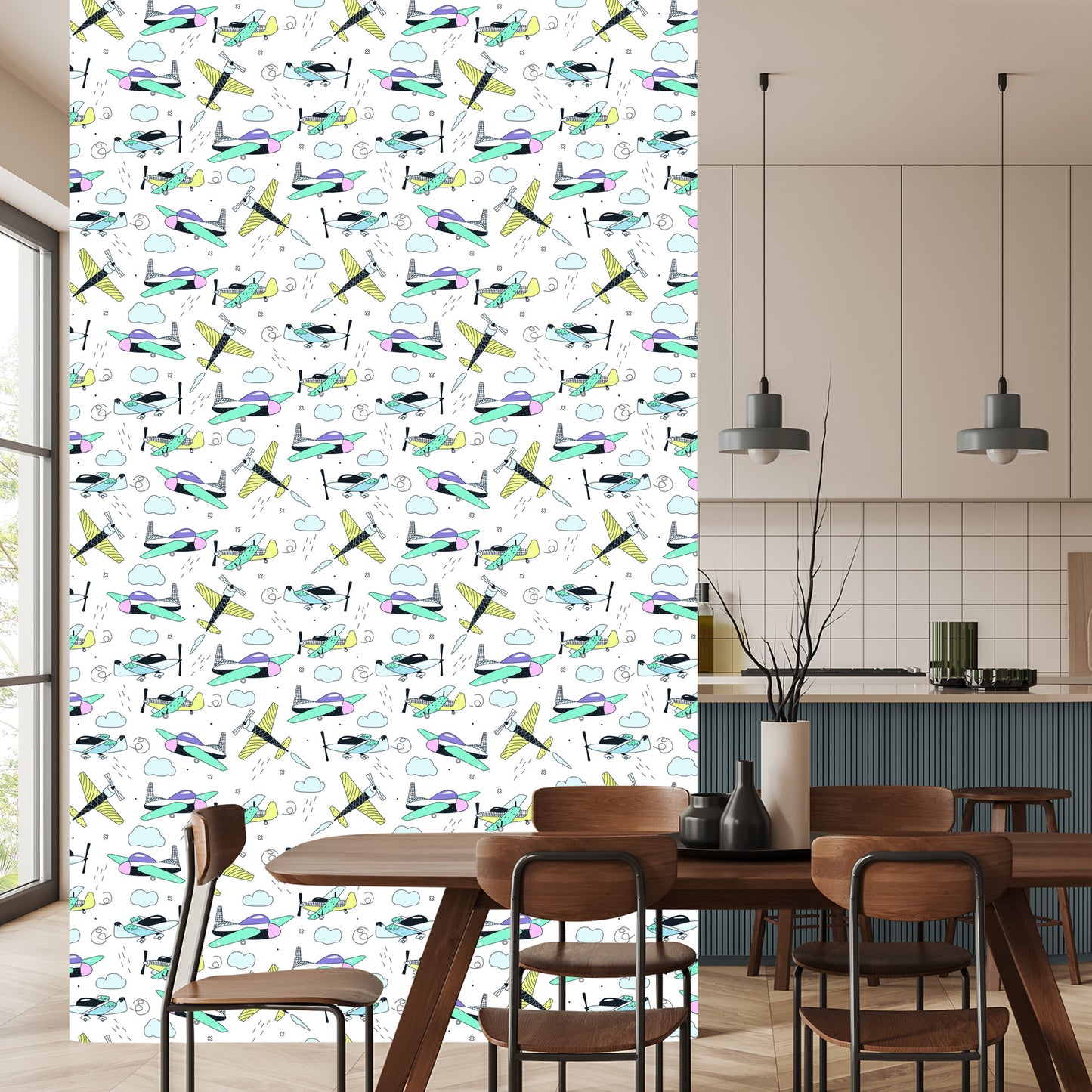 Wallpaper Airplanes Like From Cartoons