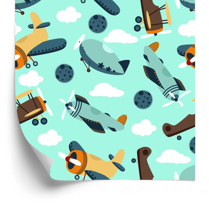 Wallpaper Fairy-Tale Airplanes And Airships