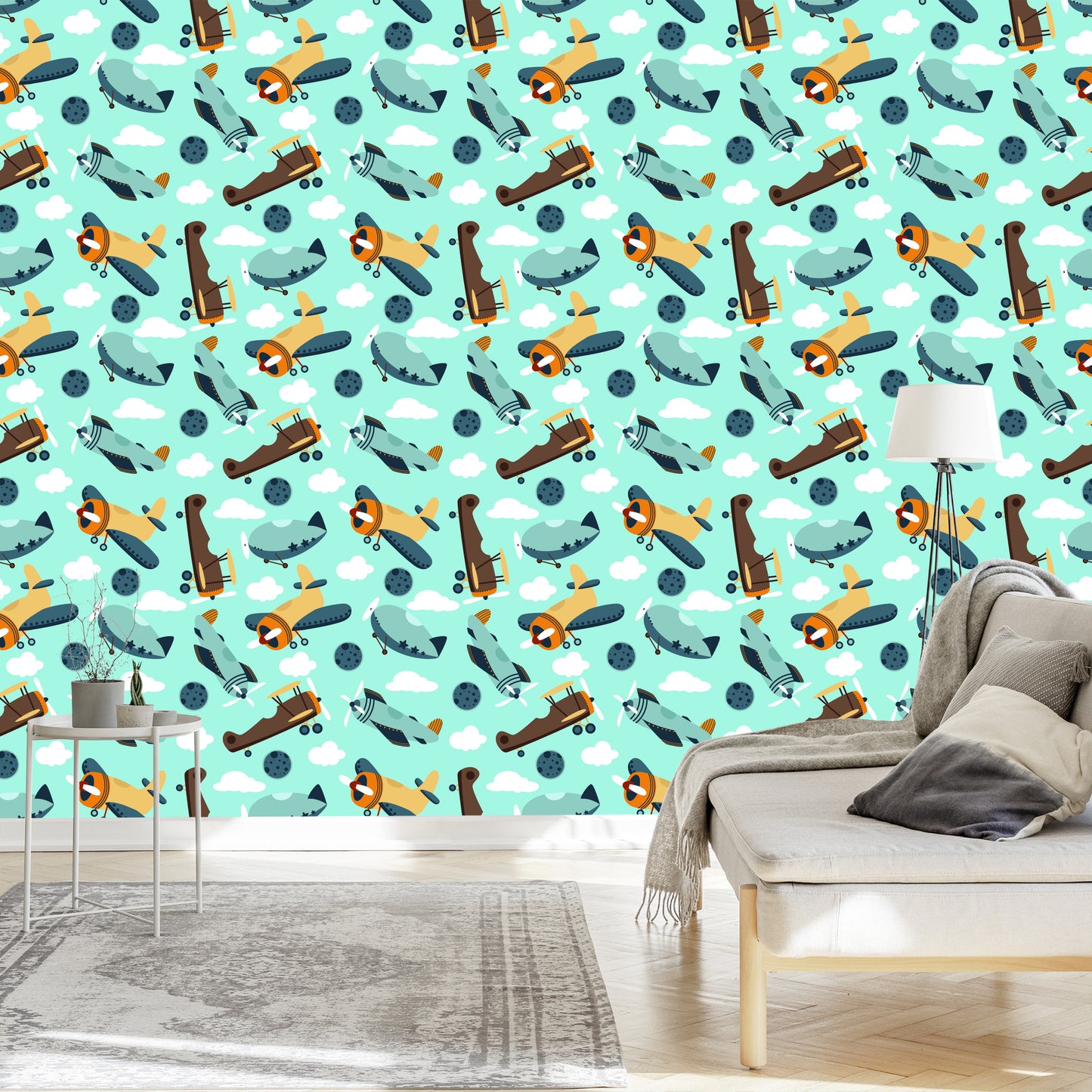 Wallpaper Fairy-Tale Airplanes And Airships