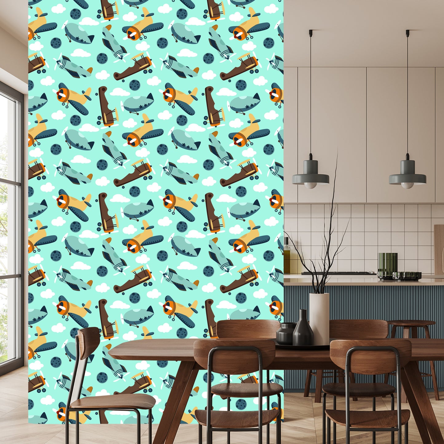 Wallpaper Fairy-Tale Airplanes And Airships