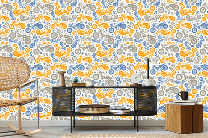 Wallpaper Colorful Motorcycles