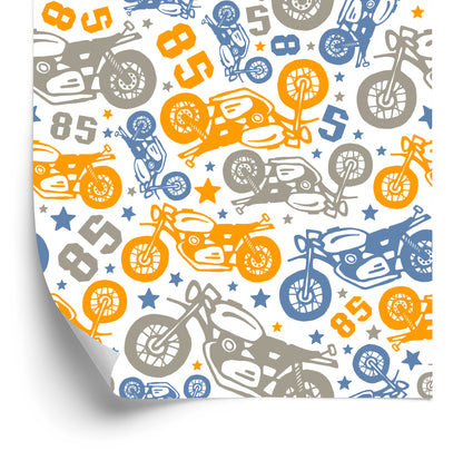 Wallpaper Colorful Motorcycles