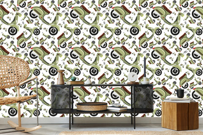 Wallpaper Vintage Scooters