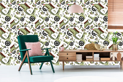 Wallpaper Vintage Scooters